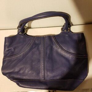 Blue Tignanello Lg Hobo